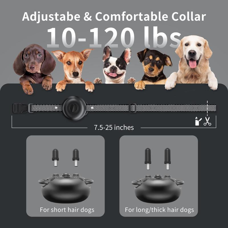 Professional Ultrasonic Dog Training Collar - Effective Bark Deterrent Device for Behavior Correction