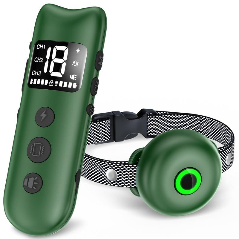 Professional Ultrasonic Dog Training Collar - Effective Bark Deterrent Device for Behavior Correction