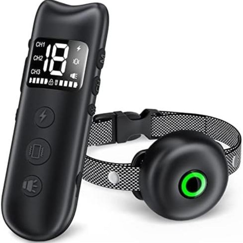 Professional Ultrasonic Dog Training Collar - Effective Bark Deterrent Device for Behavior Correction