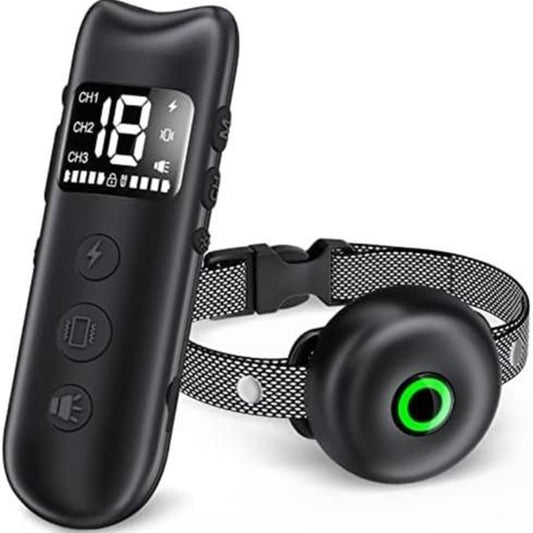 Professional Ultrasonic Dog Training Collar - Effective Bark Deterrent Device for Behavior Correction