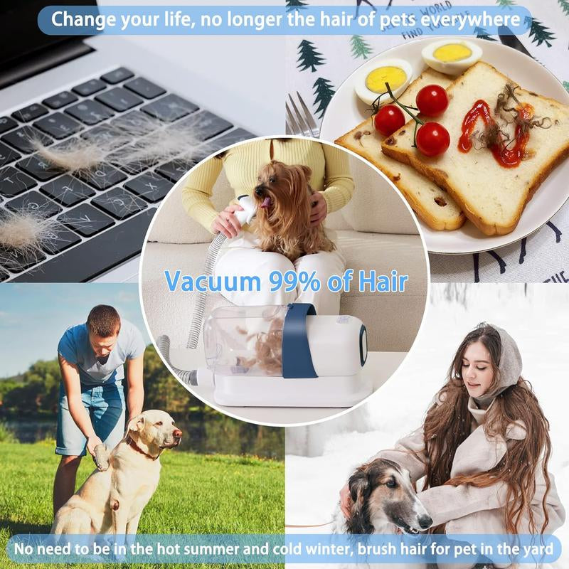 LMVVC Pet Grooming Kit with Vacuum for Dogs and Cats Groomer Tools Poodle Puppy