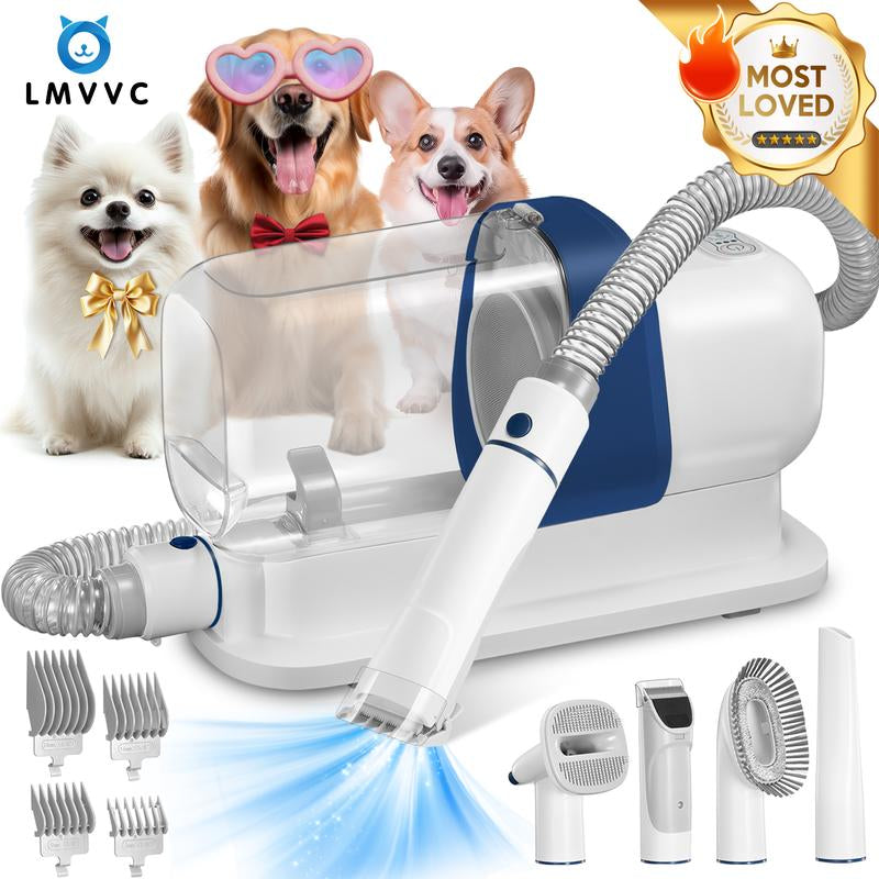 LMVVC Pet Grooming Kit with Vacuum for Dogs and Cats Groomer Tools Poodle Puppy