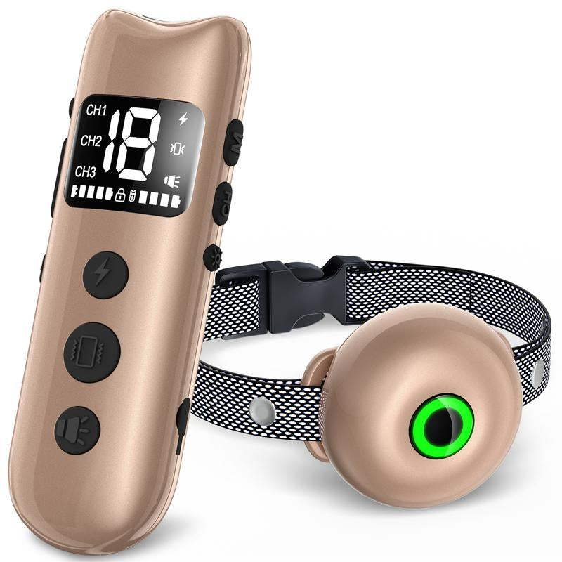 Professional Ultrasonic Dog Training Collar - Effective Bark Deterrent Device for Behavior Correction
