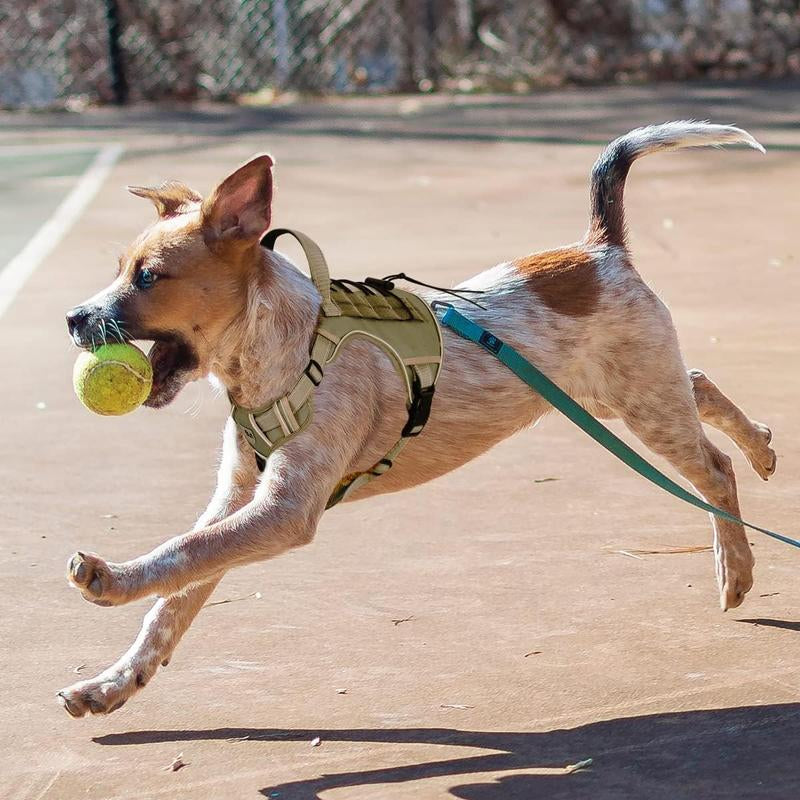 Tactical Dog Harness – No Pull Adjustable Training Vest for Small, Medium, and Large Dogs, Reflective and Easy Control Pet Harness